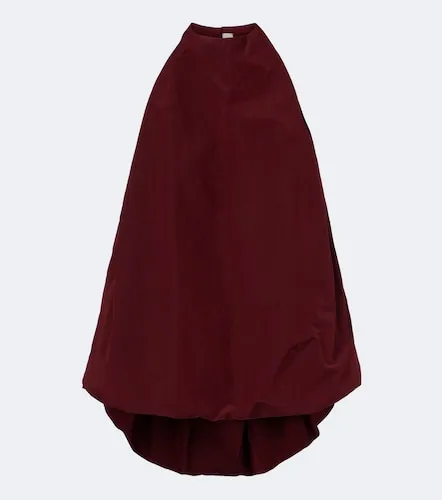 Halterneck cotton and silk top - Magda Butrym - Modalova