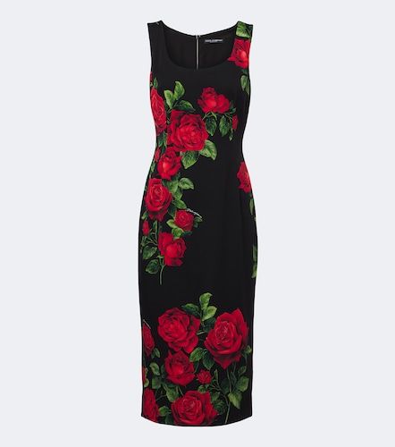 Midikleid aus einem Seidengemisch - Dolce&Gabbana - Modalova
