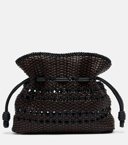 Flamenco Medium woven leather clutch - Loewe - Modalova