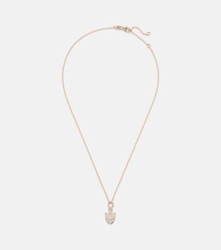 Protection Fine Belcher 18kt necklace with diamonds - FoundRae - Modalova