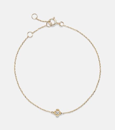 Bracciale Clover in 14kt con diamanti - Stone and Strand - Modalova