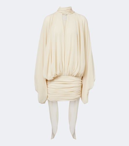 Maite draped chiffon minidress - De La Vali - Modalova