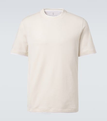 T-Shirt aus Baumwoll-Jersey - Brunello Cucinelli - Modalova