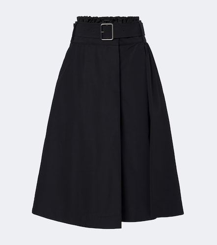 Belted cotton-blend midi skirt - Loewe - Modalova