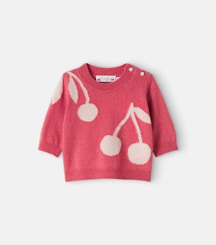 Bebé - Jersey de intarsia Marilene de cachemir - Bonpoint - Modalova