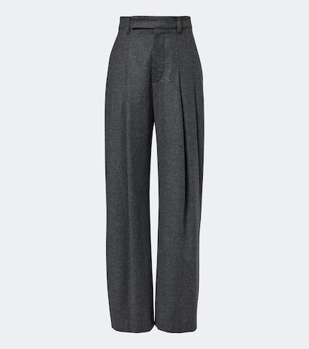 Pantaloni a gamba larga in lana e cashmere - Brunello Cucinelli - Modalova