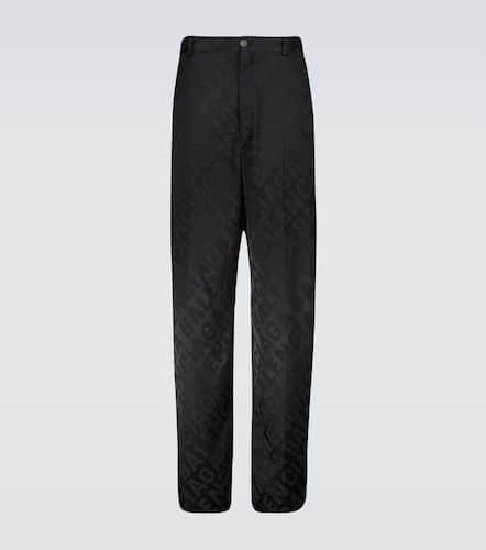 Pantalones de jacquard estampados - Balenciaga - Modalova