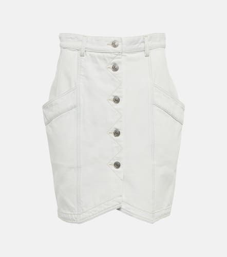 Sabel high-rise denim miniskirt - Marant Etoile - Modalova