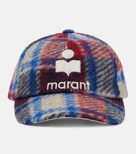 Tyron checked wool-blend baseball cap - Isabel Marant - Modalova