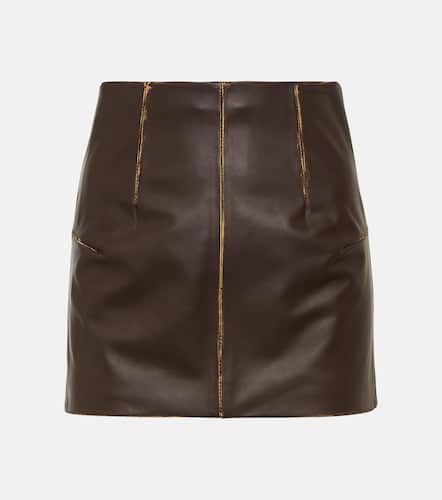 Leather miniskirt - MM6 Maison Margiela - Modalova
