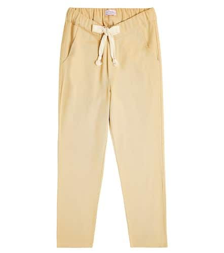 Straight cotton-blend pants - La Coqueta - Modalova