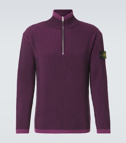 Compass vanisÃ© wool half-zip sweater - Stone Island - Modalova