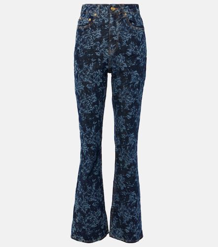 Printed high-rise flared jeans - Ganni - Modalova