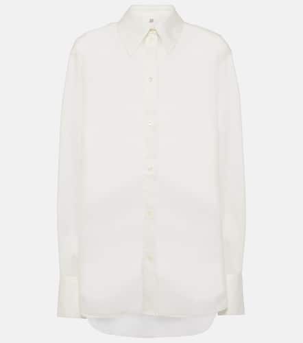 Toteme Oversized cotton-blend shirt - Toteme - Modalova