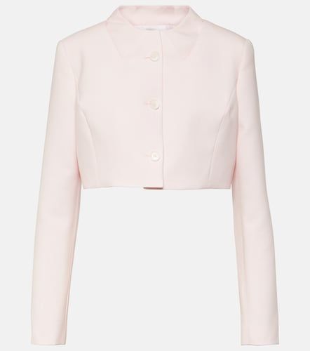 Trompe l'oeil cropped virgin wool jacket - Coperni - Modalova