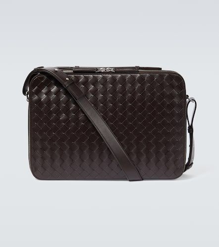 Getaway Slim Intrecciato leather briefcase - Bottega Veneta - Modalova