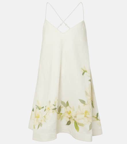 Harmony Swing floral linen minidress - Zimmermann - Modalova