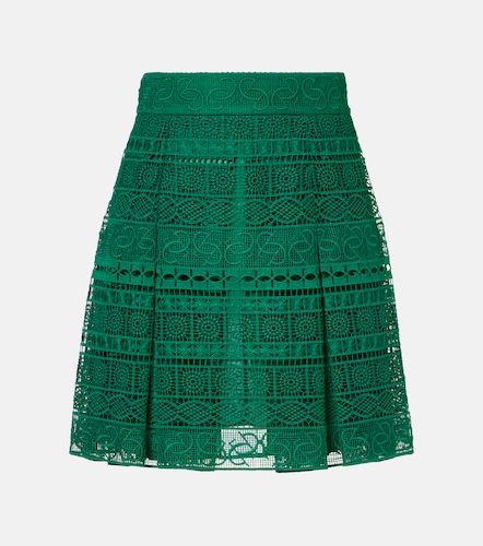 Macrame high-rise miniskirt - Elie Saab - Modalova