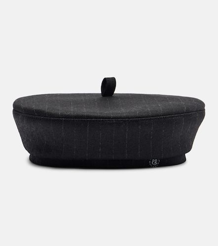 Pinstriped wool-blend beret - Ruslan Baginskiy - Modalova