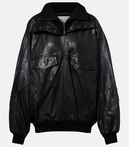 Chaqueta oversized Dorry de piel - Isabel Marant - Modalova