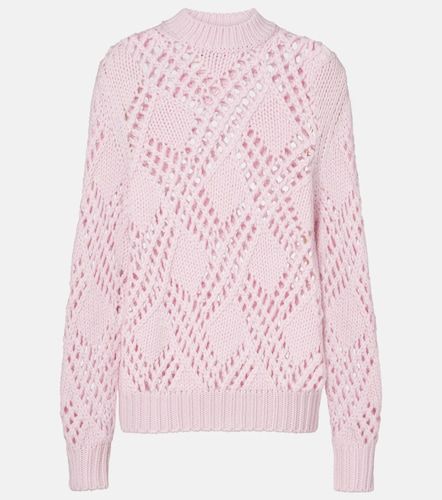 Lace-trimmed virgin wool sweater - Jil Sander - Modalova