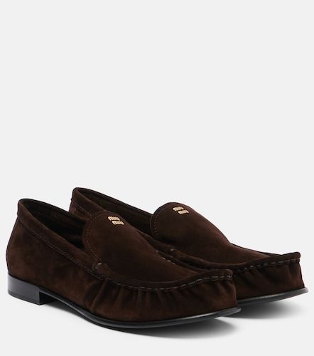 Miu Miu Mocassini in suede - Miu Miu - Modalova