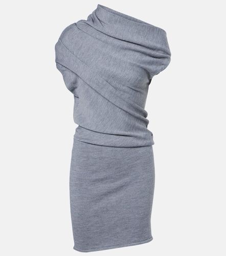 Mabel one-shoulder wool minidress - Staud - Modalova