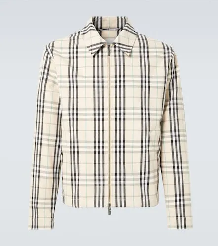 Check cotton jacket - Burberry - Modalova