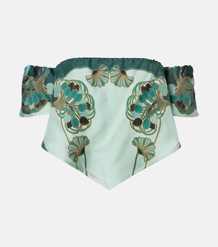 Top Sand Dollar de seda estampado - La DoubleJ - Modalova