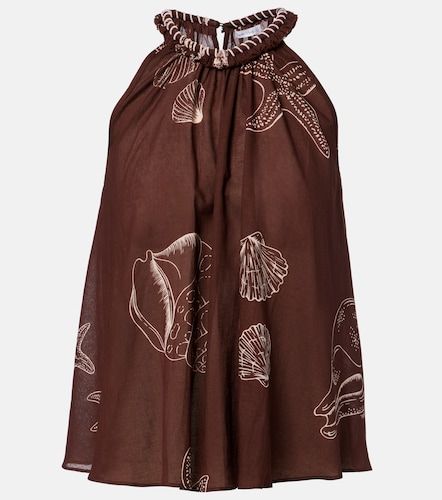 Top Cleo de algodón estampado - Poupette St Barth - Modalova