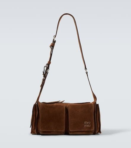 Utilitaire suede shoulder bag - Miu Miu - Modalova