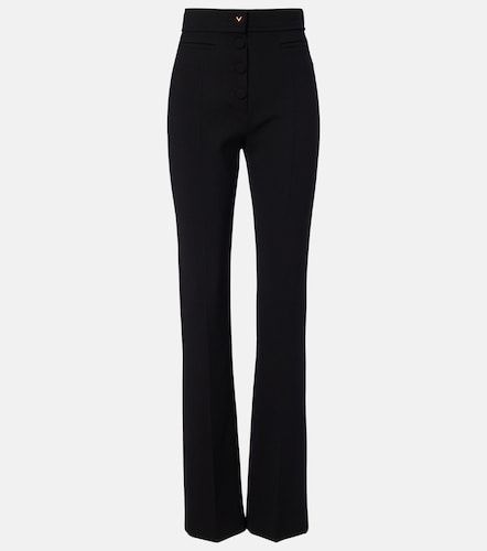 VGold wool-blend straight pants - Valentino - Modalova