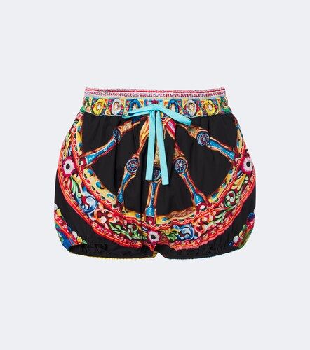 Shorts Carretto de popelín de algodón - Dolce&Gabbana - Modalova