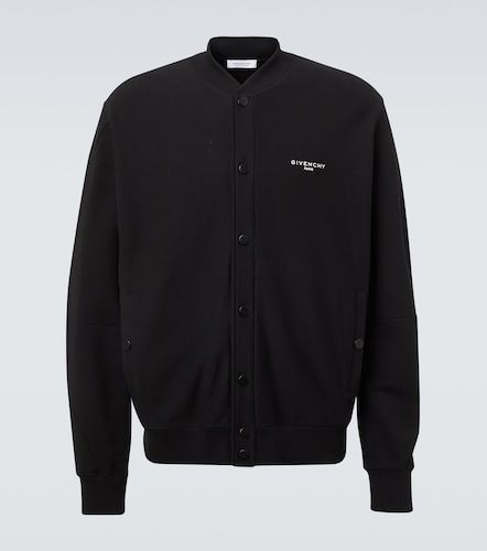 Givenchy Bomber in cotone con logo - Givenchy - Modalova