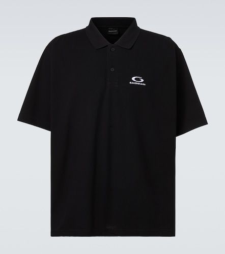 Polo de algodón con logo - Balenciaga - Modalova