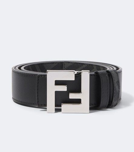 Cinturón FF Zucca de piel reversible - Fendi - Modalova