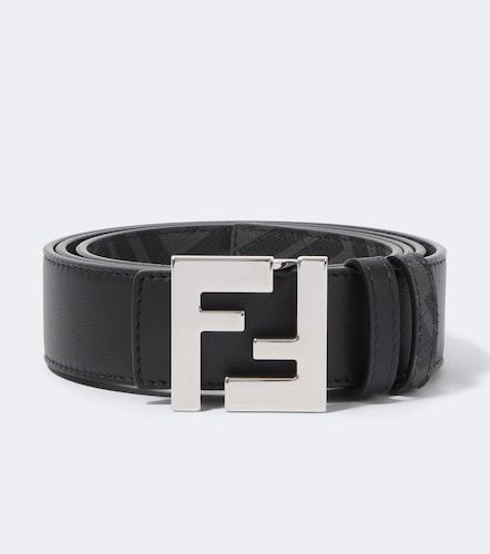 Wendbarer Gürtel FF Zucca aus Leder - Fendi - Modalova