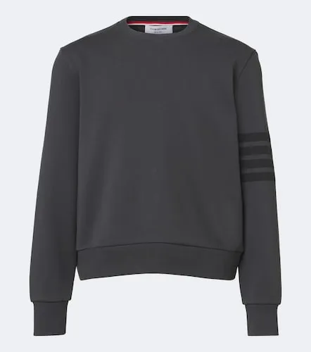 Bar cotton jersey sweatshirt - Thom Browne - Modalova