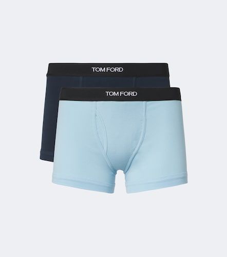 Bóxers de algodón con logo - Tom Ford - Modalova