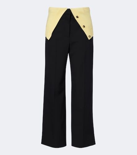 Weite Hose aus Wolle mit Strick - Loewe - Modalova