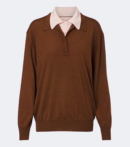 Plan C Pullover polo in lana - Plan C - Modalova