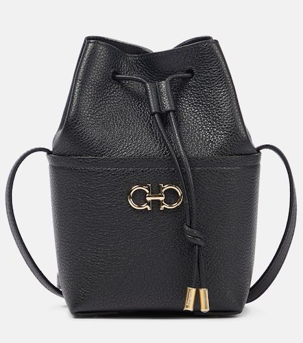 Bucket-Bag Gancino Mini aus Leder - Ferragamo - Modalova