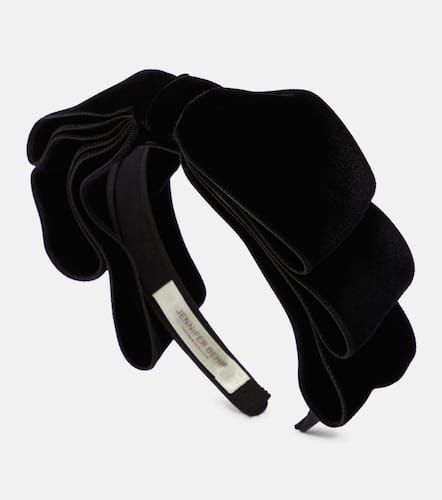 Katya velvet bow headband - Jennifer Behr - Modalova