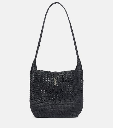 Le 5 a 7 Medium raffia shoulder bag - Saint Laurent - Modalova
