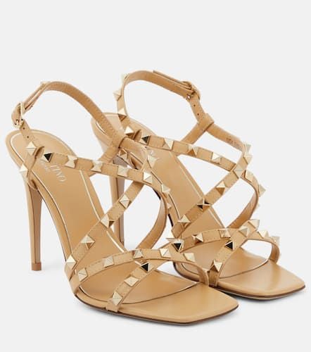 Rockstud leather sandals - Valentino Garavani - Modalova