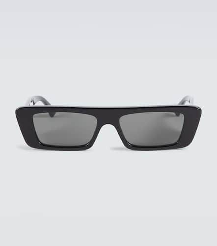 Gucci Logo rectangular sunglasses - Gucci - Modalova