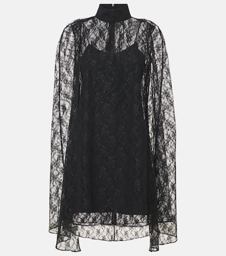 Rodarte Caped floral lace minidress - Rodarte - Modalova