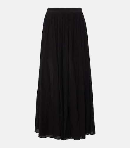 PlissÃ© cotton-blend maxi skirt - Toteme - Modalova