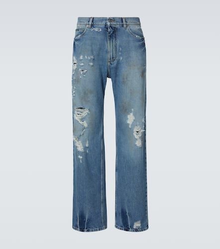 Distressed wide-leg jeans - Dolce&Gabbana - Modalova