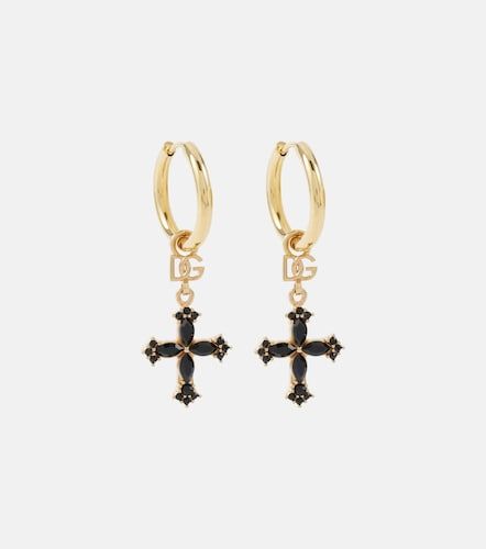 Pendientes de aro con DG - Dolce&Gabbana - Modalova